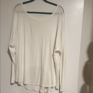 Lululemon Women's White Long Sleeve Top